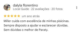 Avaliação de cliente