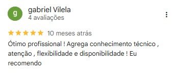 Avaliação de cliente