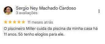 Avaliação de cliente