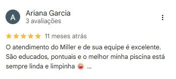 Avaliação de cliente