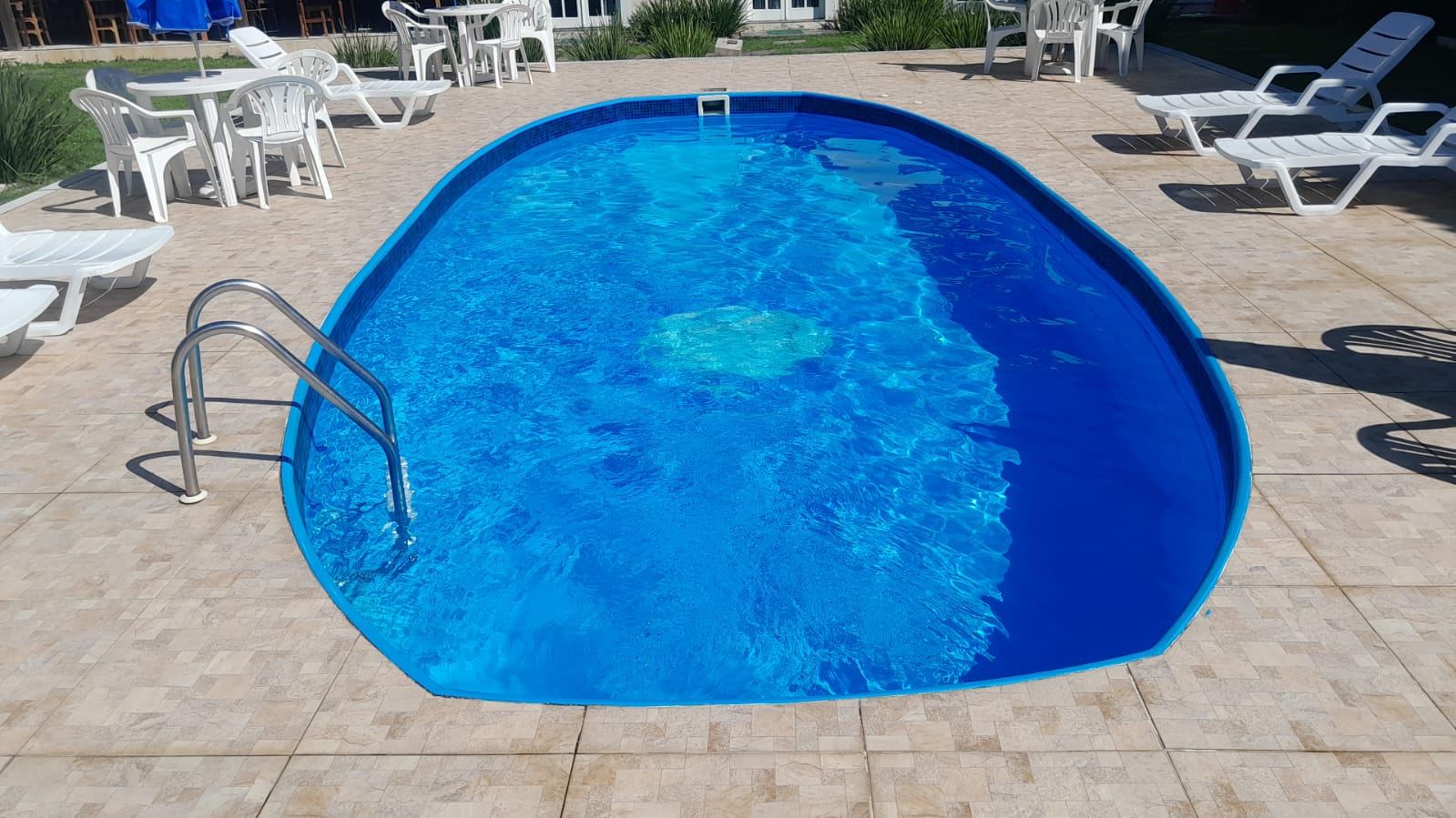 Piscina de pousada tratada em Paraty